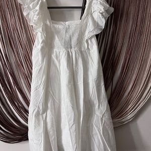 NWT off shoulder white dress
